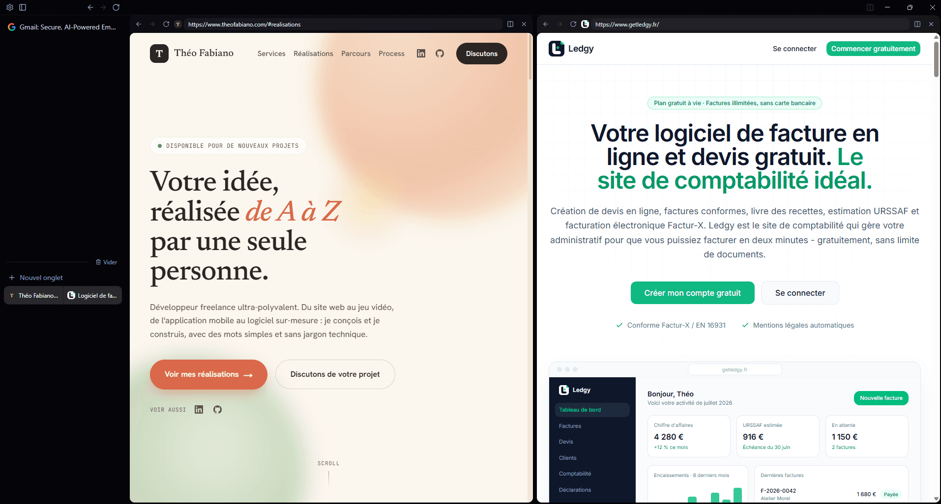 Aperçu du projet Prism